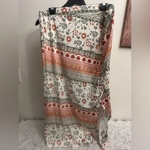 NEW Floral Boho Maxi Wrap Skirt | Cottagecore Festival Summer Style